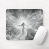 An Angel in the Clouds on a Thick Mousepad Muismat (Met muis)