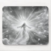 An Angel in the Clouds on a Thick Mousepad Muismat (Voorkant)