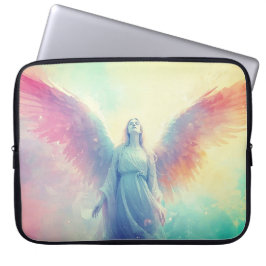 An Angel on a 15" Electronics Bag Laptop Sleeve