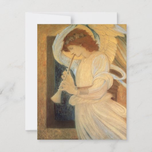 An Angel Playing a Flageolet By Burne Jones (Voorkant)