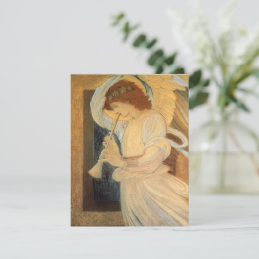 An Angel Playing a Flageolet By Burne Jones (Staand voorkant)