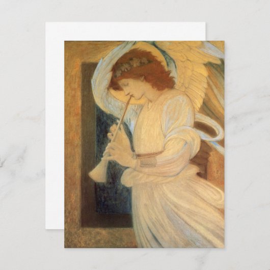 An Angel Playing a Flageolet By Burne Jones (Voorkant / Achterkant)