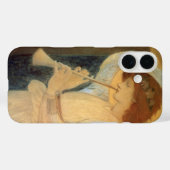 An Angel Playing a Flageolet By Burne Jones Case-Mate iPhone Case (Achterkant (horizontaal))