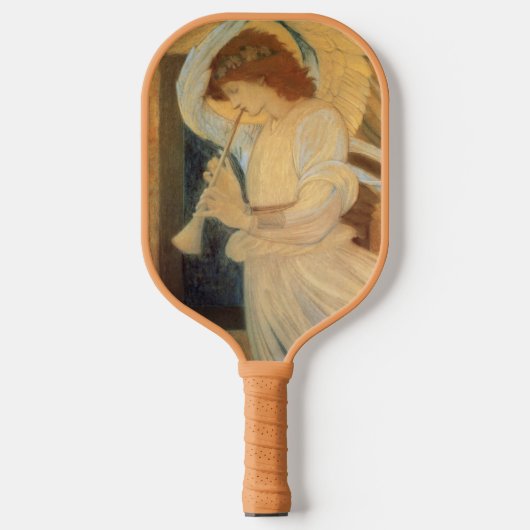 An Angel Playing a Flageolet By Burne Jones Pickleball Paddle (Voorkant)