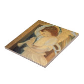 An Angel Playing a Flageolet By Burne Jones Tegeltje (Zijkant)