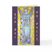AN ANGEL THANK YOU CARD