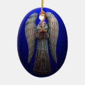 An Angel's Guiding Light-kerstversiering Keramisch Ornament (Voorkant)