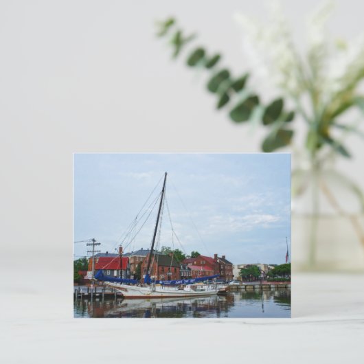 An Annapolis Sailboat Briefkaart (Staand voorkant)