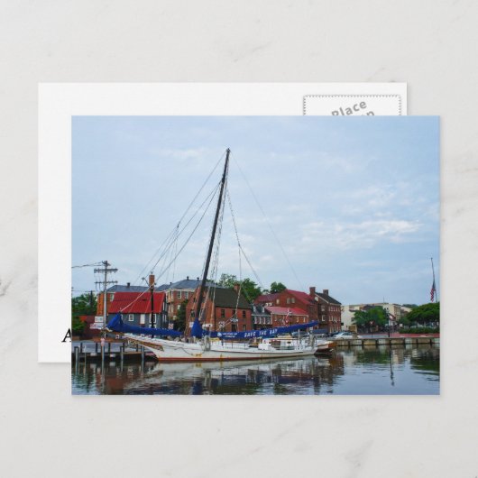 An Annapolis Sailboat Briefkaart (Voorkant / Achterkant)