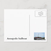 An Annapolis Sailboat Briefkaart (Achterkant)