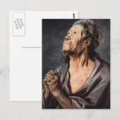 An Apostle door Jacob Jordaens Briefkaart (Voorkant / Achterkant)