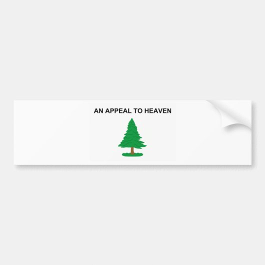 An_Appeal_to_Heaven_Flag Bumper Bumpersticker (Voorkant)