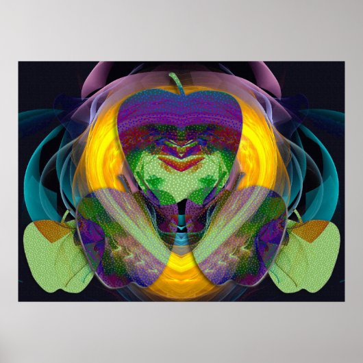 An apple a day keeps the doctor away poster (Voorkant)