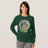 An Apple a Day Quote Proverb Cute T-Shirt (Voorkant volledig)