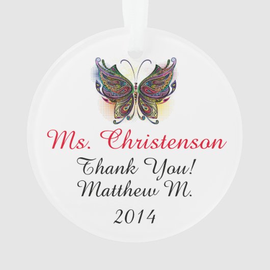 An Apple for the Teacher - Ornament - SRF (achterkant)