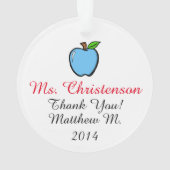 An Apple for the Teacher - Ornament - SRF (achterkant)