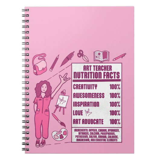 An Appreciation to Art Teachers - Perfect Gift  Notitieboek (Voorkant)