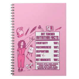 An Appreciation to Art Teachers - Perfect Gift  Notitieboek