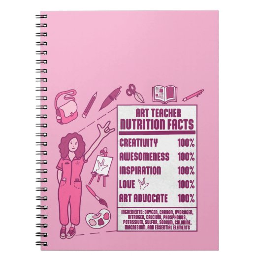 An Appreciation to Art Teachers - Perfect Gift  Notitieboek (Voorkant)