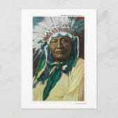 An Arapahoe Indian Chief PortraitColorado Briefkaart (Voorkant)