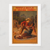 An Arizona Cowboy - Cowboy en de Indische strijd Briefkaart (Voorkant)
