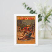 An Arizona Cowboy - Cowboy en de Indische strijd Briefkaart (Staand voorkant)