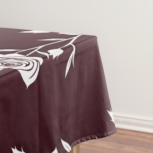 An Arrangement  Of Minimalist Single Line Roses  Tafelkleed (Voorbeeld)