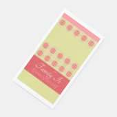 An Artsy Floral accented Servet (Hoek)