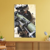 An assaultman canvas afdruk (Insitu (Woonkamer))