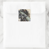 An assaultman vierkante sticker (Tas)