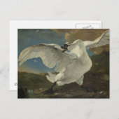 An Asselijn - The Threatened Swan Briefkaart (Voorkant / Achterkant)
