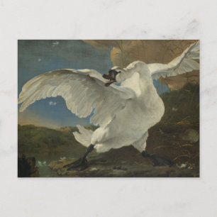 An Asselijn - The Threatened Swan Briefkaart