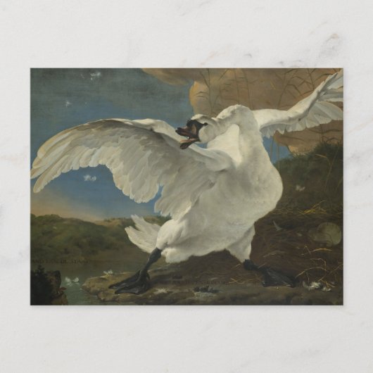 An Asselijn - The Threatened Swan Briefkaart (Voorkant)