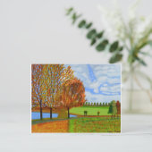 An Autumn Walk Briefkaart (Staand voorkant)