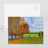 An Autumn Walk Briefkaart (Voorkant / Achterkant)