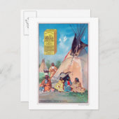 An Crow Indian Tepee, Maizena Product Ad Briefkaart (Voorkant / Achterkant)