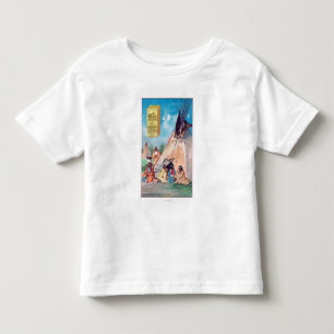 An Crow Indian Tepee, Maizena Product Ad Kinder Shirts