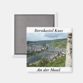 An der Mosel , Bernkastel Kues Magneet (Voorkant / Achterkant)