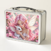 An Elegant Fairy and her Baby Dragon Personalized (Achterkant)