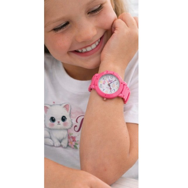 An elegant pink watch horloge (Creator heeft geüpload)