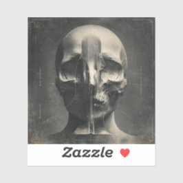 An Elegy in Veil — Gothic Fine Art Sticker