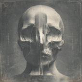 An Elegy in Veil — Gothic Fine Art Sticker (Voorkant)