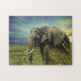 An Elephant Jigzaag Puzzle Legpuzzel