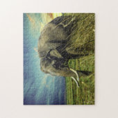 An Elephant Jigzaag Puzzle Legpuzzel (Verticaal)