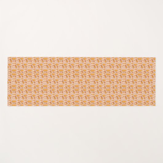 An elongated, rectangular piece of fabric  yogamat (Voorkant (horizontaal))