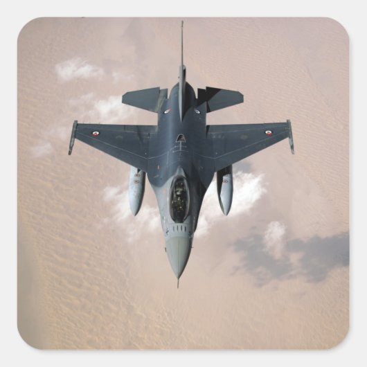 An Emirati F-16 Vierkante Sticker (Voorkant)
