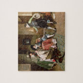 An Engaging Tale, 1894 (olie op het paneel) Legpuzzel (Verticaal)