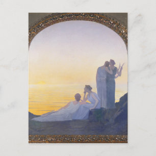 An Evening in Ancient Times, 1908 Briefkaart