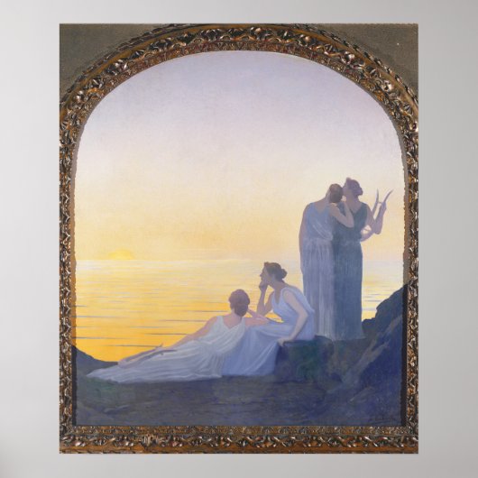 An Evening in Ancient Times, 1908 Poster (Voorkant)