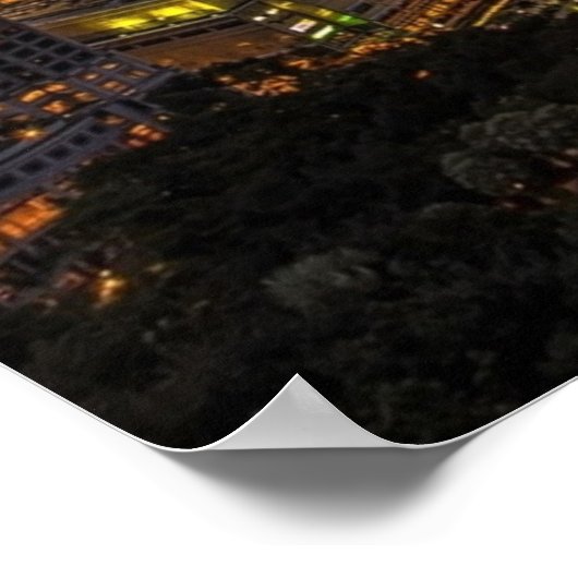 An Evening in Kuala-Lumpur Night Scene Poster (Hoek)